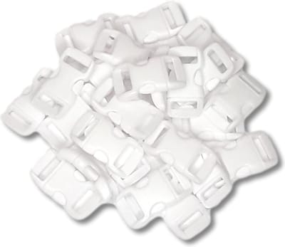 Ilènne - Paracord sluiting - Wit - plastic - 25 stuks - voor armband