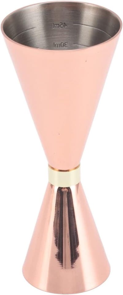 Dubbele Cocktailjigger 30-60 mm - Handige bar accessoire voor thuis - Koperen beplating