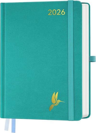Dagplanner 2026 - Afsprakenplanner - Dagelijkse planning - 1 dag per pagina - A4 formaat - Blauw