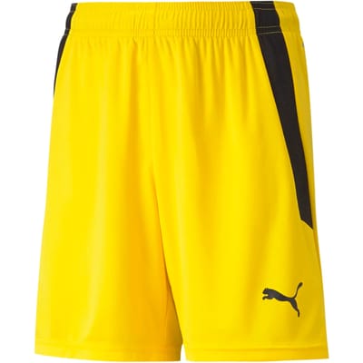 Puma Teamliga Short Kinderen - Geel | Maat: 116