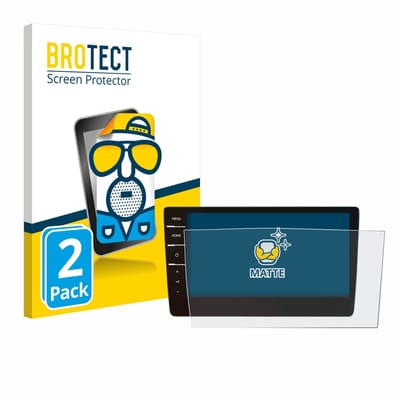 BROTECT - Screenprotector voor Volkswagen T6.1 California 2021 Discover Pro 9.2" - Folie Beschermfolie matte 2 Stuks