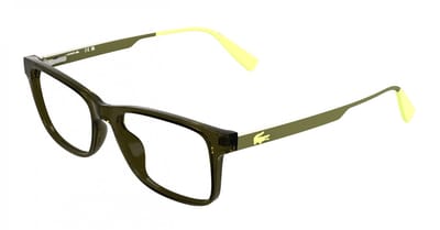Lunettes de vue pour homme Lacoste L3665 275 Transparent Khaki Green/50-16-140 black