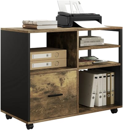 Mobiele Print Standaard - Print Tafel - Print Kastje - Organizer - Printer - Printers - Kast - Kastje - Kasten - Tafeltje - Tafel - Tafels - Opbergkast - Opbergkastje - Opberg Kasten - Kantoor - Kantoor Organizer - Organizers - Archiefkast
