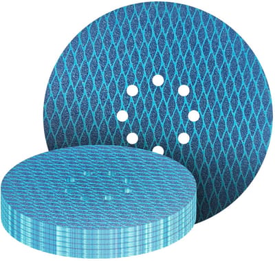 Schuurpapier, excentrische schuurschijven, 8-gaats korrel 40-240 diamantvorm schuurpads, schuurmiddel bestand tegen toevoegingen voor excentrische schuurmachine