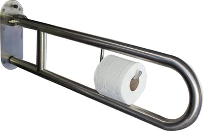 RVS opklapbare handgreep, ¿ 32 mm, 900 mm lang