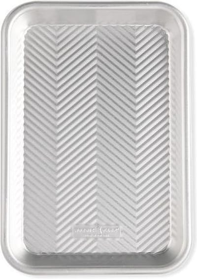 Bakplaat, met Structuur, 25,7 x 17,8, Aluminium - Nordic Ware |Naturals Prism