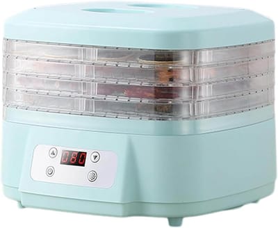 Vriesdroger Machine - Voedsel Droger - Voedsel Preserveren - 360 Graden Luchtstroom - Blauw
