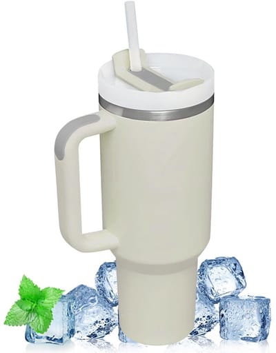 Allecto - Thermobeker - Dubbelwandige roestvrijstalen isolatiebeker - 40 ounces - Lekvrije koffiemok - Draagbare tumbler voor warme en koude dranken