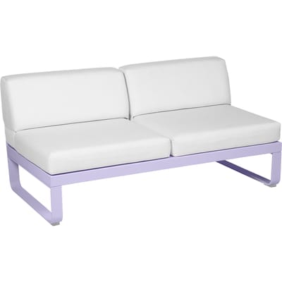 Fermob BELLEVIE 2-zits middenmodule - D1 Marshmallow - 81 witgrijs