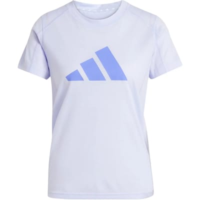 Adidas Train Essentials Big Performance Logo T-shirt Met Korte Mouwen Blauw S Vrouw