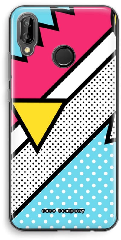 Case Company® - Hoesje geschikt voor Huawei P20 Lite hoesje - Pop Art #3 - Soft Cover Telefoonhoesje - Bescherming aan alle Kanten en Schermrand