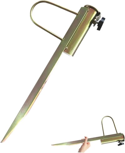 Parasol Grondanker - Parasolhouder Zand - Strand Zeker Stellen - Eenvoudige Installatie - 42.5 cm Lengte - Divers