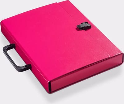 Koffer A4 magenta