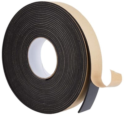 Dailygoods- Schuimtape 10 m - Zelfklevend - Schuimrubberen Afdichtingstape - Koudgesneden - Waterdicht - Voor Raamdeurisolatie
