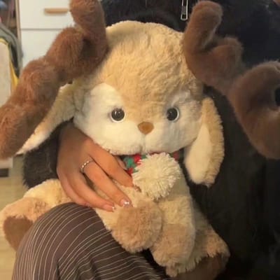 35/40CM Kawaii Dessin Animé Élan Poupées en Peluche Jouets Animaux Doux Rembourrés Cerf Sika Renne pour Enfants Famille Décoration de Noël Cadeau 35cm