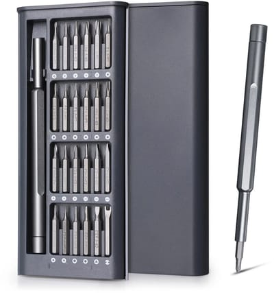 Precisie Schroevendraaierset 25-in-1 | Magnetisch & Compact | Torx, Phillips, Pentalobe, Tri-Wing & Meer | Geschikt voor iPhone, Laptop, Bril, Horloge & Elektronica