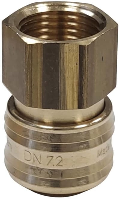Drukkoppeling, 3/8" binnendraad, snelkoppeling lucht