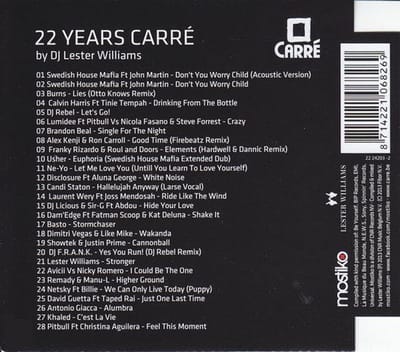 22 Years Carre