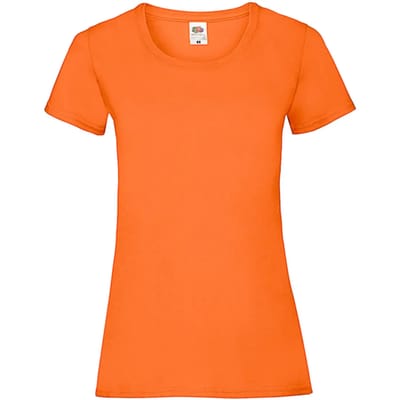 Dames-T-shirt Fruit of the Loom Valueweight