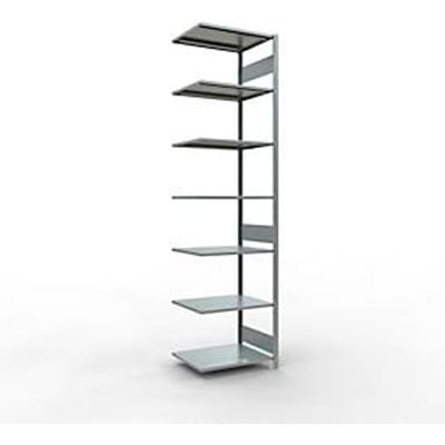 SCHULTE Lagertechnik - Aanbouwsysteem zonder schroeven - 3000x 750x600 mm, type 150 kg