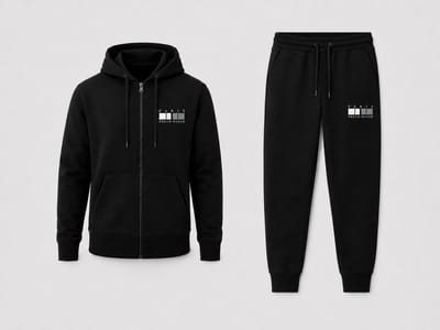 Vest Heren met Rits Zwart - Vest met Capuchon - Voor Wandelen, Reizen & Dagelijks Gebruik - Paris Dream Maker - M