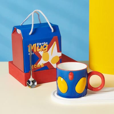 Kinderen's Plezier Ultra Superman Keramische Mok Kinderdag Cadeau Creatieve Hoog-Mooie Koppels Prinses Waterbeker Cadeau 201-300ml