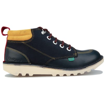 Kickers Kinder Kick Hi Winterlaarzen in Navy voor jongens
