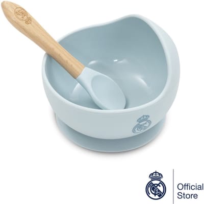 REAL MADRID™ Siliconen Antislip Zuignap Bord | Blauw | 6+ jaar