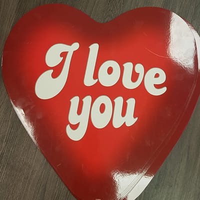 Big Sign Bord I love You