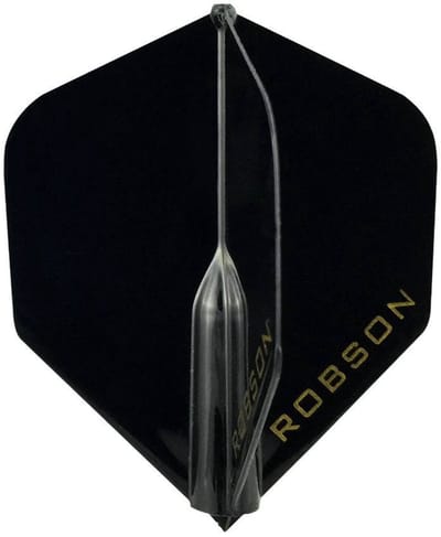 Bull's Robson Plus Flight Std. - Black - Dart Flights