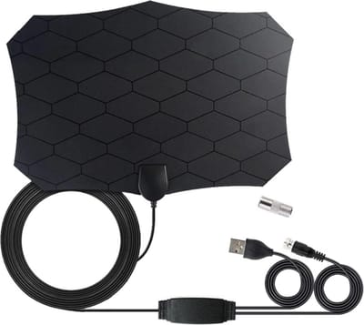 DVB-T2 antenne met COAX aansluiting met ingebouwde versterker op USB-voeding / HaverCo