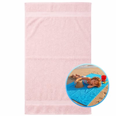 Funnies Kinderstrandlaken 70x140cm Blush - Strandlaken Voor Kinderen - 100% Katoen