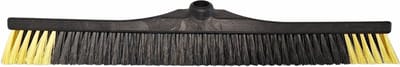 Veger zacht 60 cm 70% gerecycled geel zwart