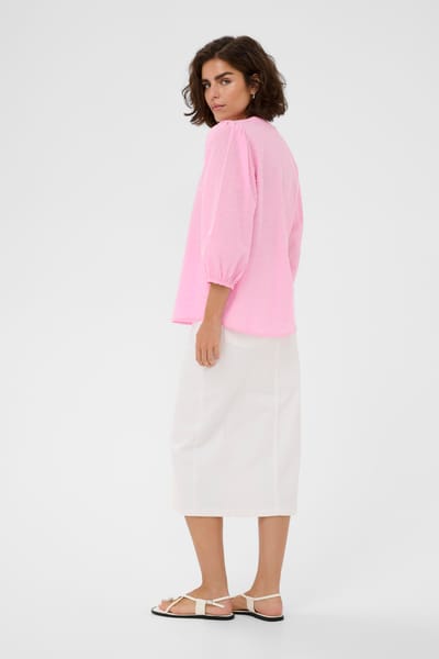 Kaffe Blouse Kapenelope Blouse 10511436 Pink Frosting Dames Maat - W34