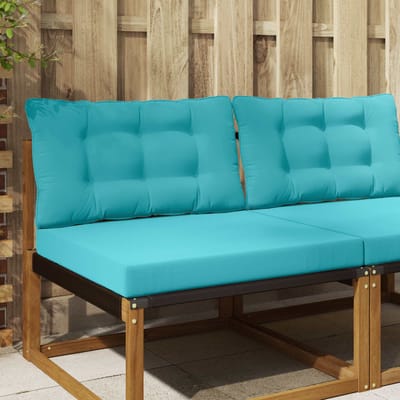 vidaXL Buiten bankkussen Polyester Turquoise 80 x 68,5 cm