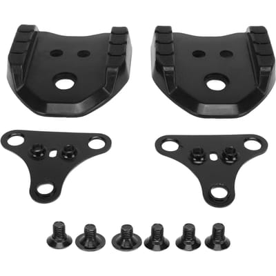 Fiets Pedaal Adapters Duurzaam Licht Fiets Pedaal Converter voor Racefiets Mountainbike Klikpedaal black