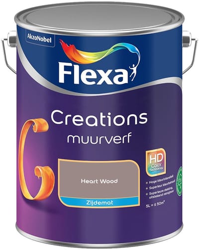 Flexa - Creations Muurverf Zijdemat - Heart Wood - Mengverf - 5 L