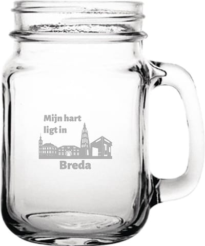 Gegraveerde Drinkglas 45cl Breda