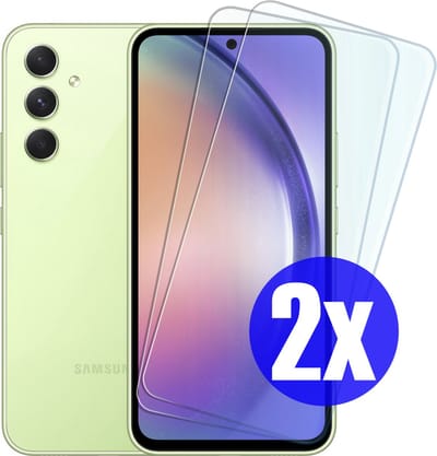 Screenprotector geschikt voor Samsung A54 - Gehard Glas - Tempered Glass Armor Screen Cover - 2 Stuks