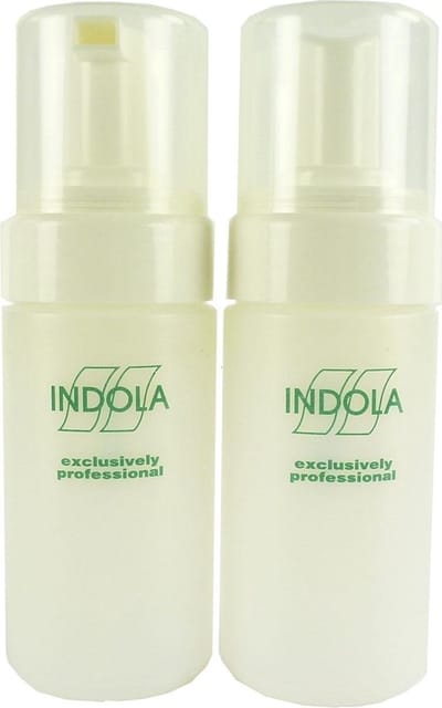 2x Indola Airofix Neutralising Perm doseerfles met pomp voor haarstyling