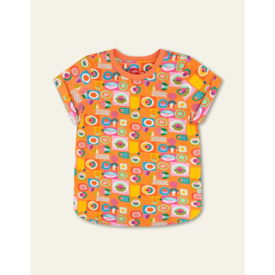 Oilily Terrific - T-Shirt - Meisjes - Roze - 74/12m