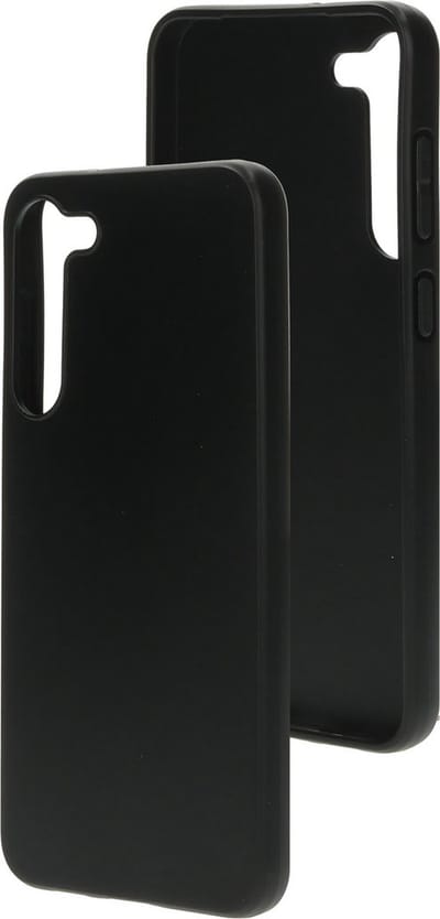 Mobiparts hoesje geschikt voor Samsung Galaxy S23 Plus - Zacht TPU - Schokabsorberend TPU - Grip Coating - Zwart