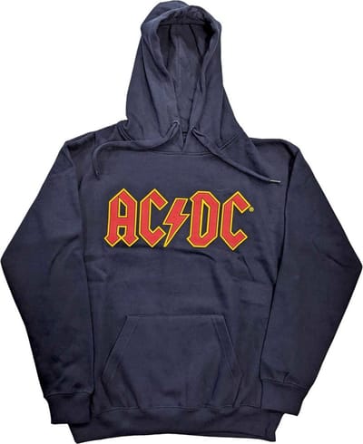 AC/DC - Logo Hoodie/trui - S - Blauw