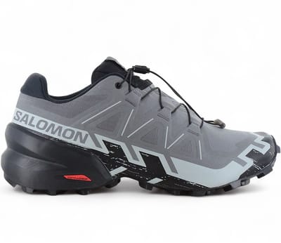 Salomon Speedcross 6 WIDE - Heren Trail-Running Schoenen Hardloopschoenen Grijs 417441 , Maat: EU 47 1/3 UK 12