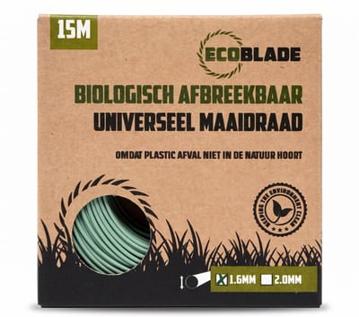 EcoBlade 1,6mm 15m - biologisch afbreekbaar maaidraad