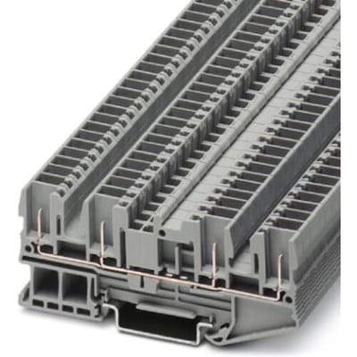 Phoenix Contact 3042159 Doorgangsklem 5.2 mm Spanveer Grijs 50 stuk(s)