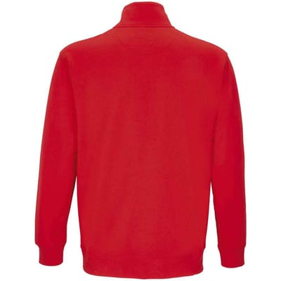 SOLS Uniseks Conrad Sweatshirt met Quarter Zip voor volwassenen (Helder rood)