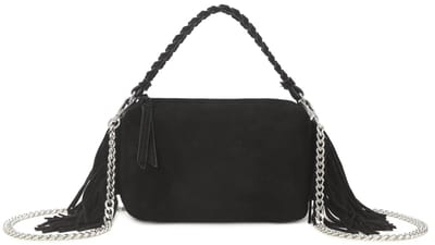 Giuliano kunstlederen suede handtas Lunelle - Dames - Zwart