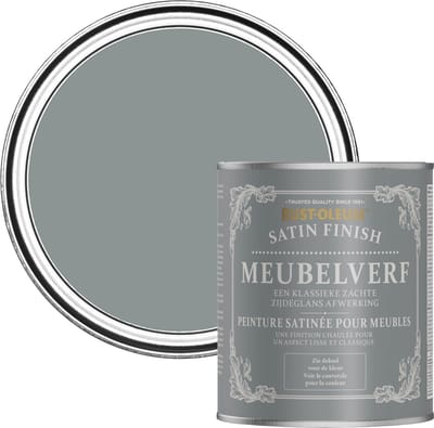 Rust-Oleum Donkergrijs Meubelverf Zijdeglans - Leisteen 750ml