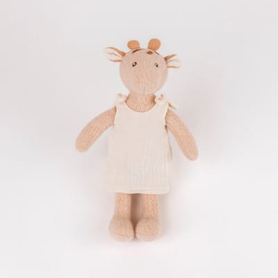 Egmont Toys knuffel giraf biologisch katoen 26 cm baby speelgoed.